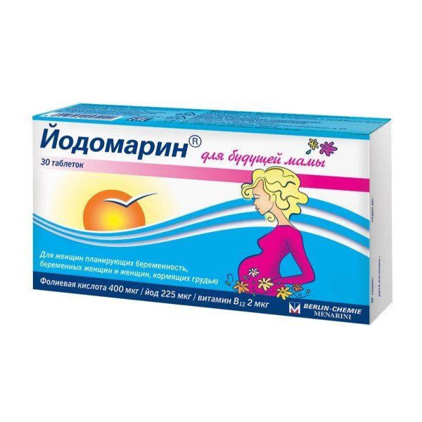 картинка Йодомарин для будущей мамы табл 140 мг №30 от Интернет-аптека